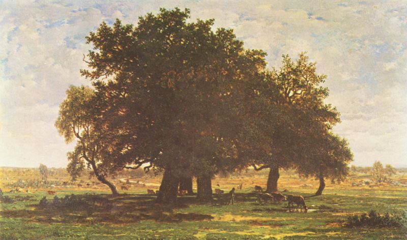 Theodore Rousseau Les chenes d Apremont